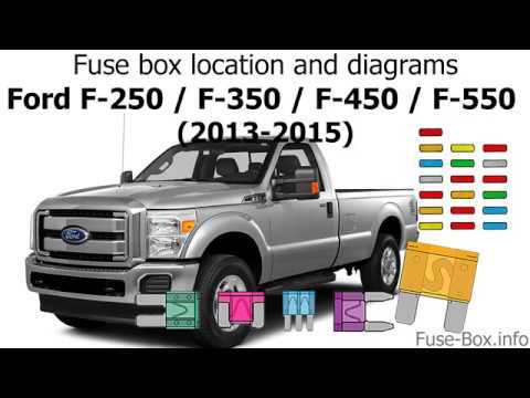 2018 ford f350 fuse box diagram