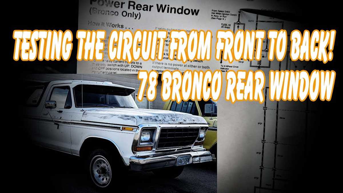 1978 bronco fuse box diagram