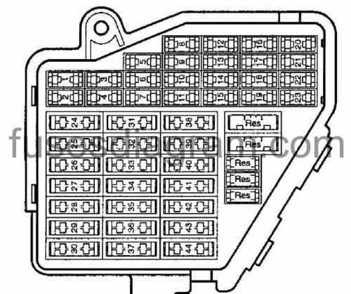 2007 audi a4 fuse diagram