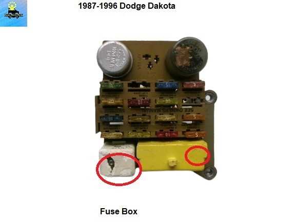 dodge dakota fuse diagram