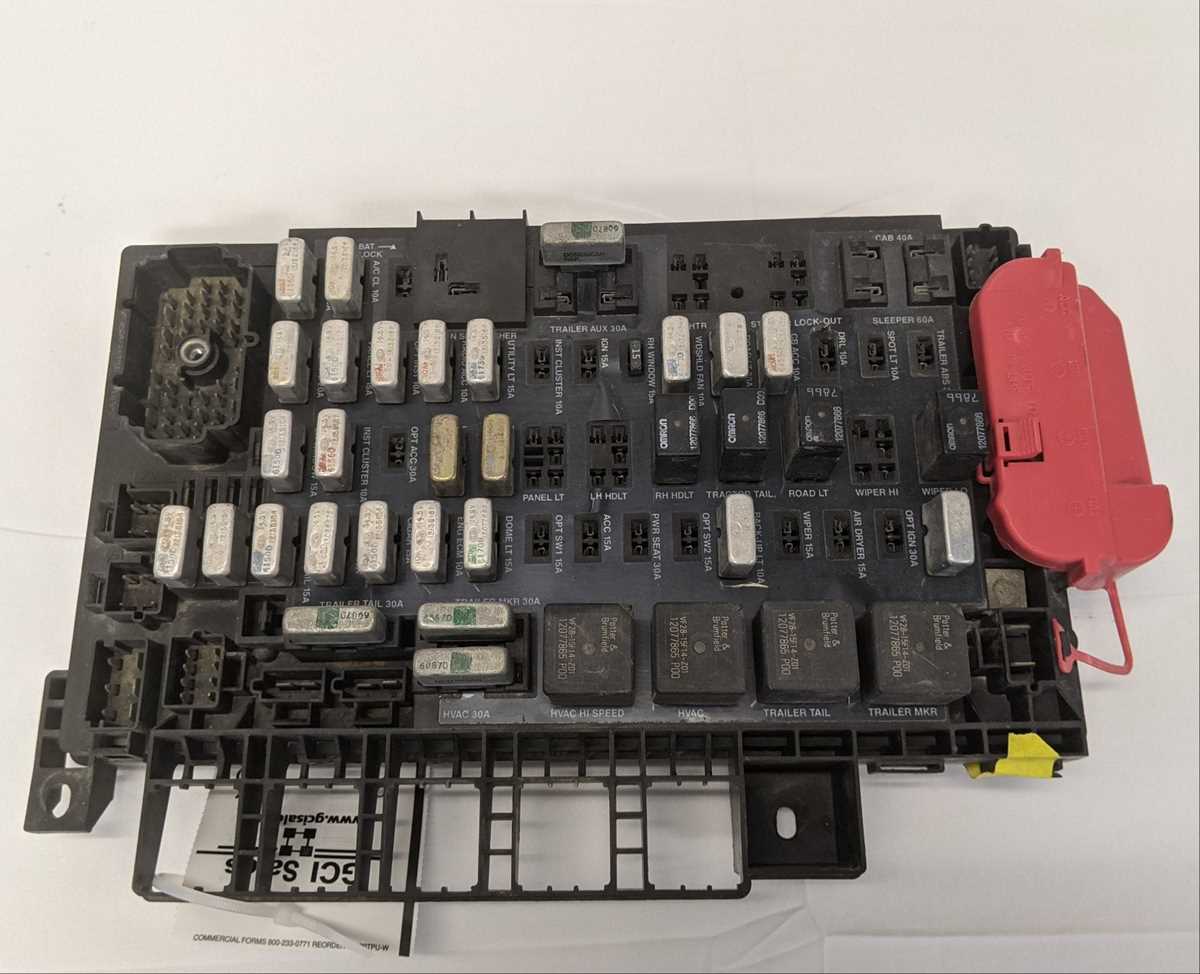 freightliner columbia fuse box diagram