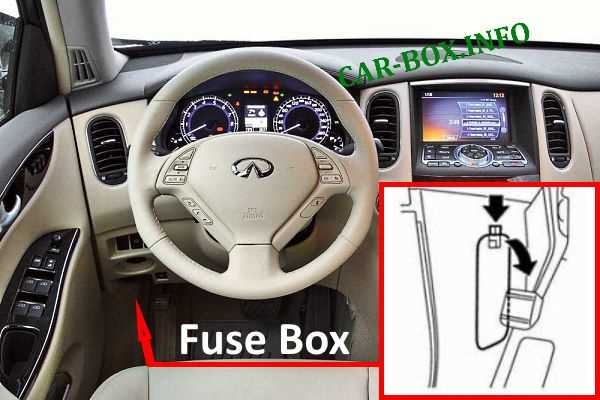 2008 infiniti ex35 fuse box diagram