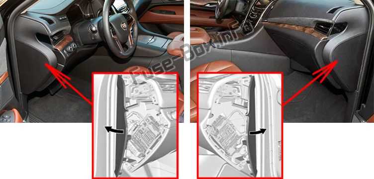 2021 cadillac escalade fuse box diagram