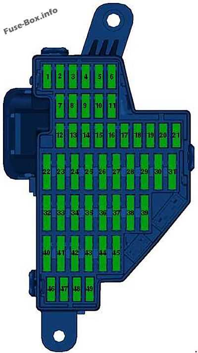2010 vw passat 2.0 t fuse box diagram