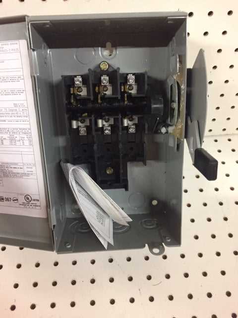 eaton 30 amp fused disconnect wiring diagram