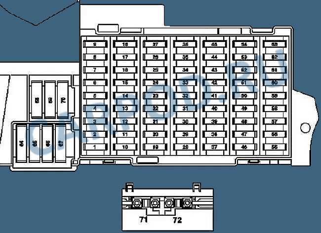 mercedes w169 fuse box diagram