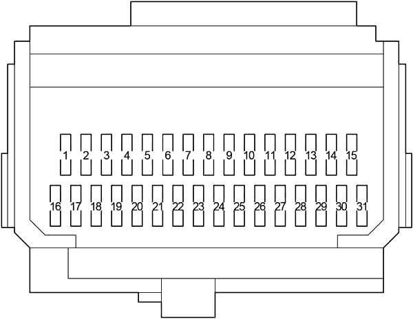 toyota auris fuse box diagram
