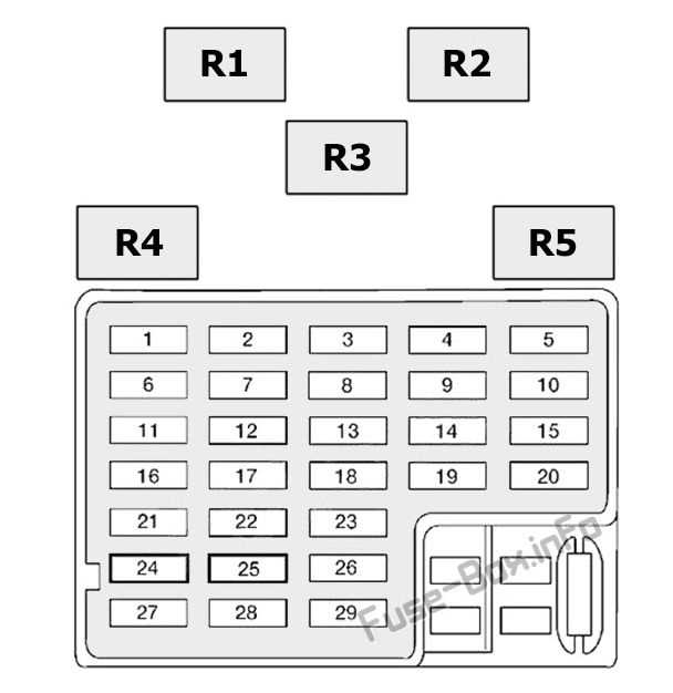 2001 nissan sentra fuse box diagram