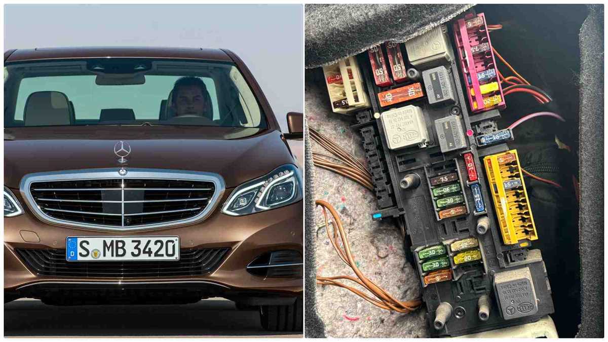 mercedes e350 fuse diagram