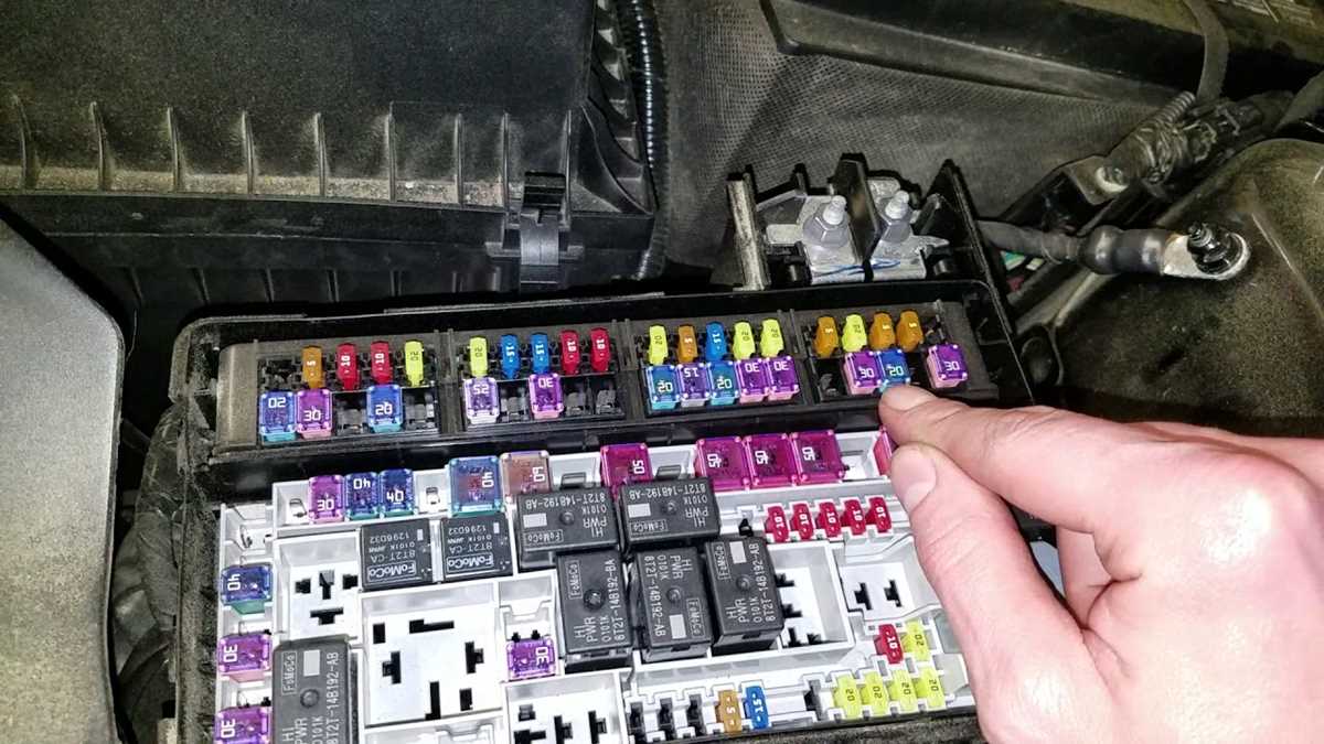 98 lincoln continental fuse diagram