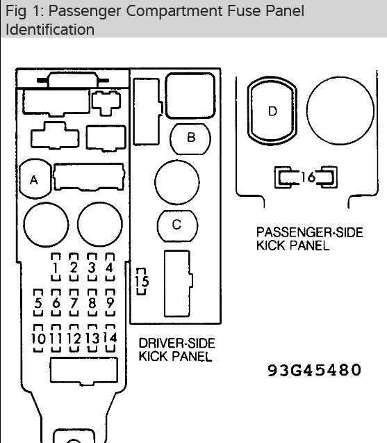 1999 camry fuse box diagram