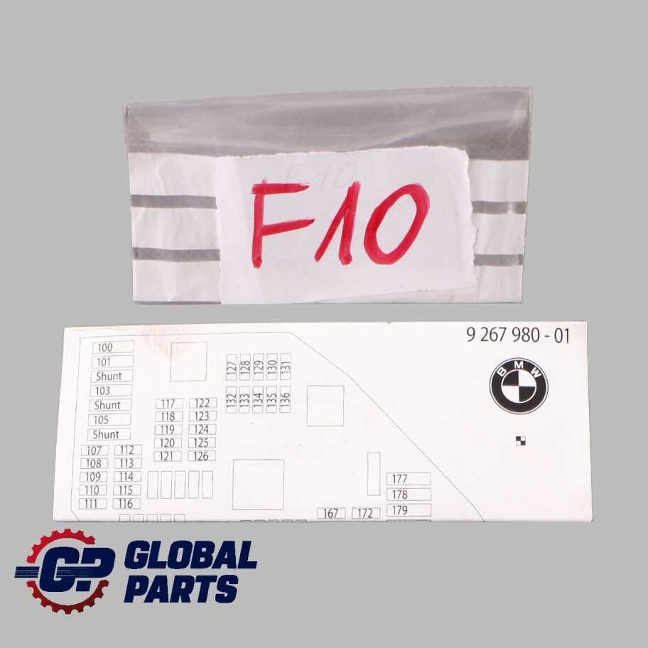 bmw f10 front fuse box diagram