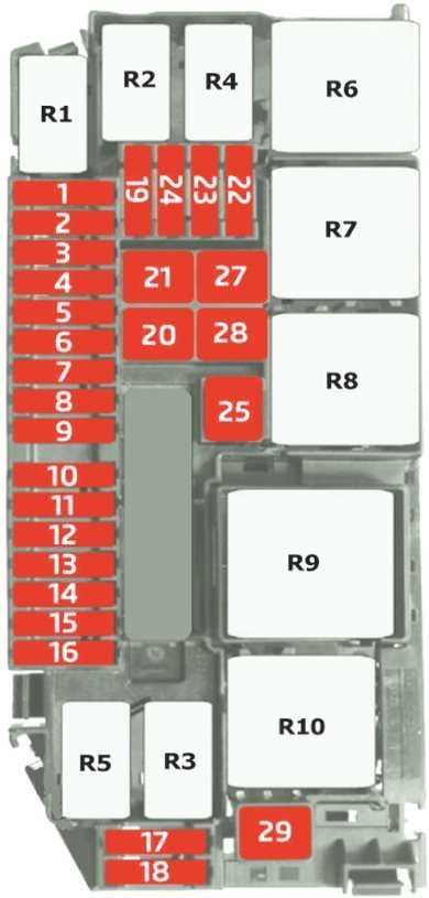 vw polo 6r fuse box diagram