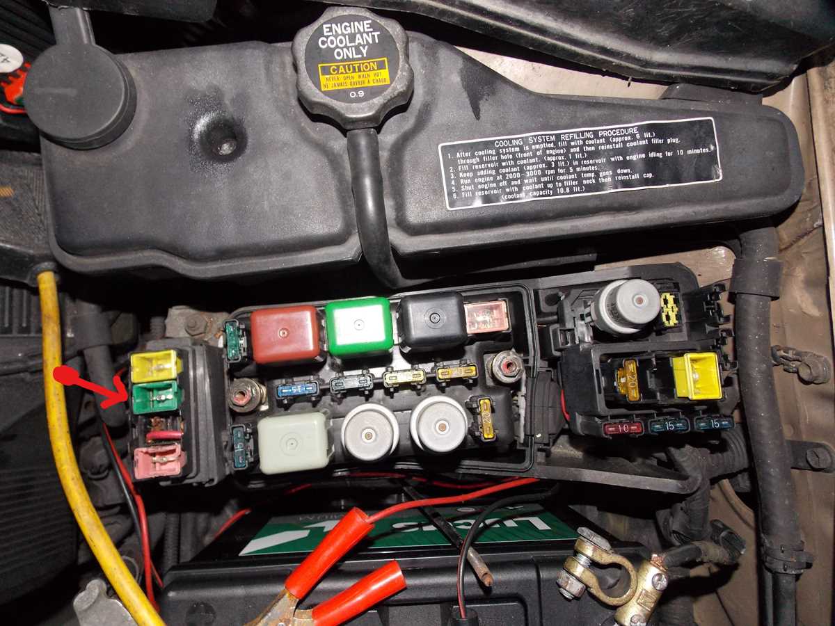 1994 lexus ls400 fuse box diagram under dash