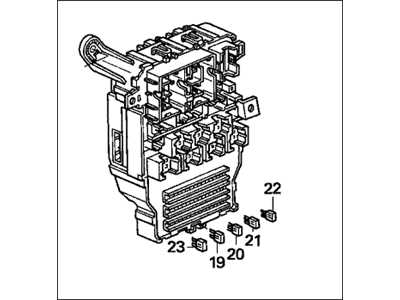 2004 honda accord ex fuse box diagram