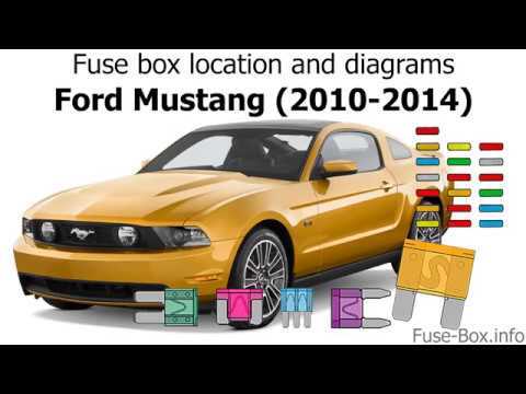2013 mustang v6 fuse box diagram