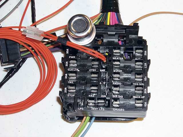 1967 camaro fuse panel diagram