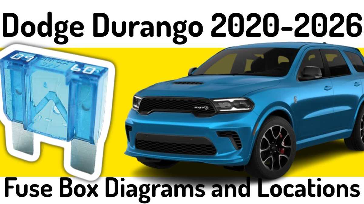 2024 dodge durango fuse box diagram