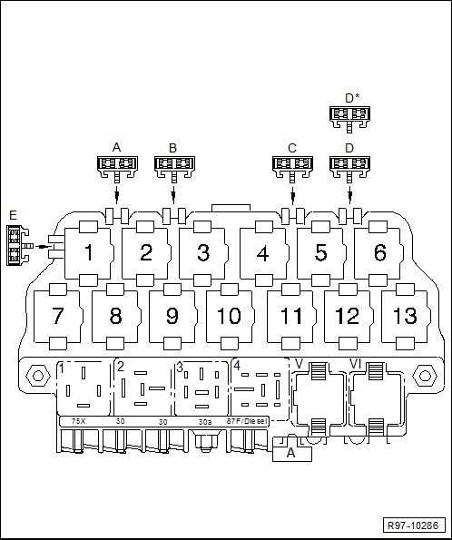 golf fuse diagram