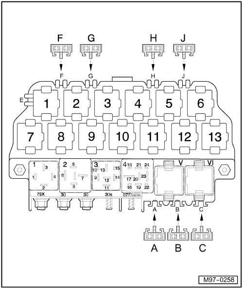 1973 vw thing fuse box diagram