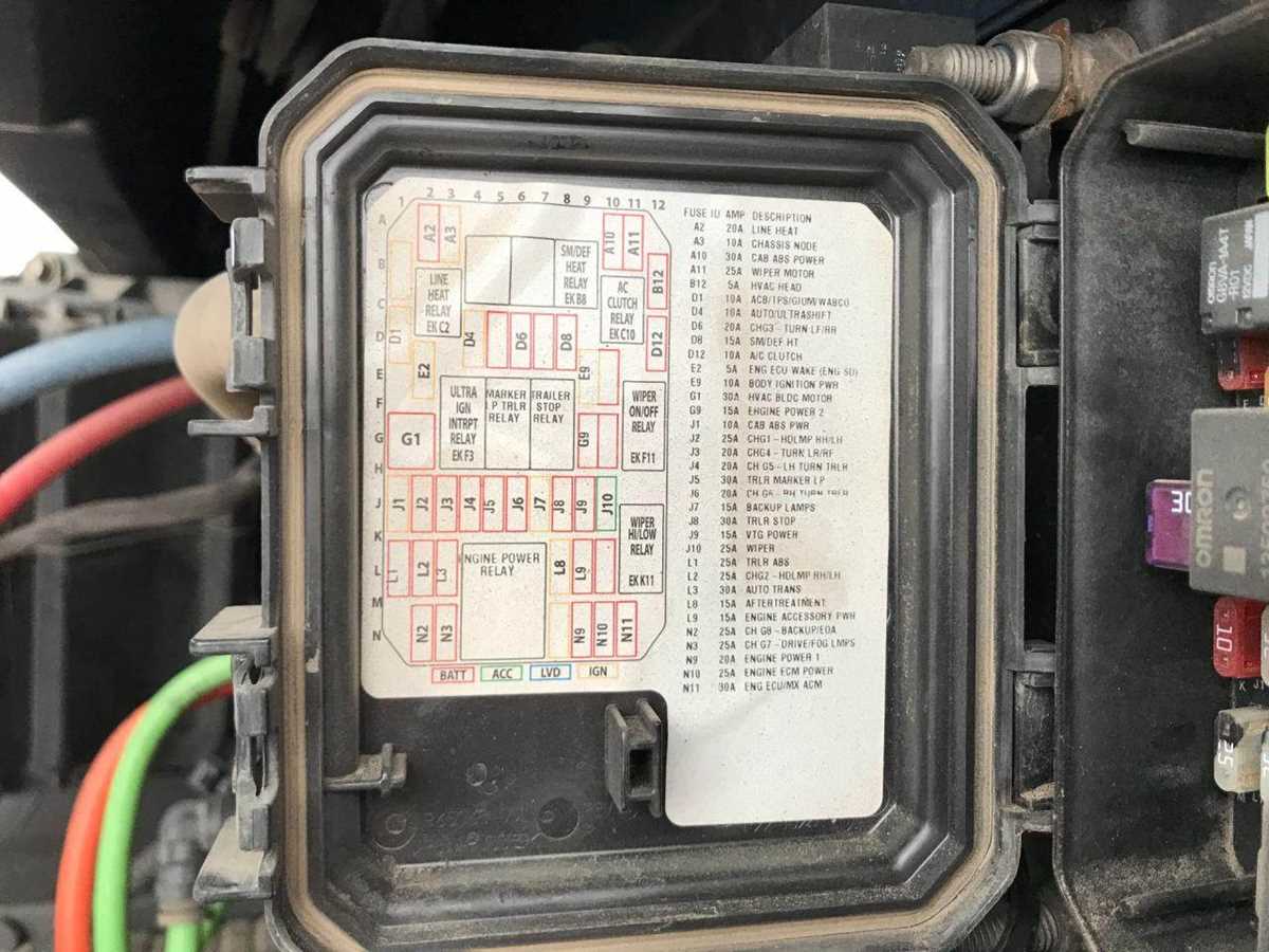 kenworth w990 fuse box diagram
