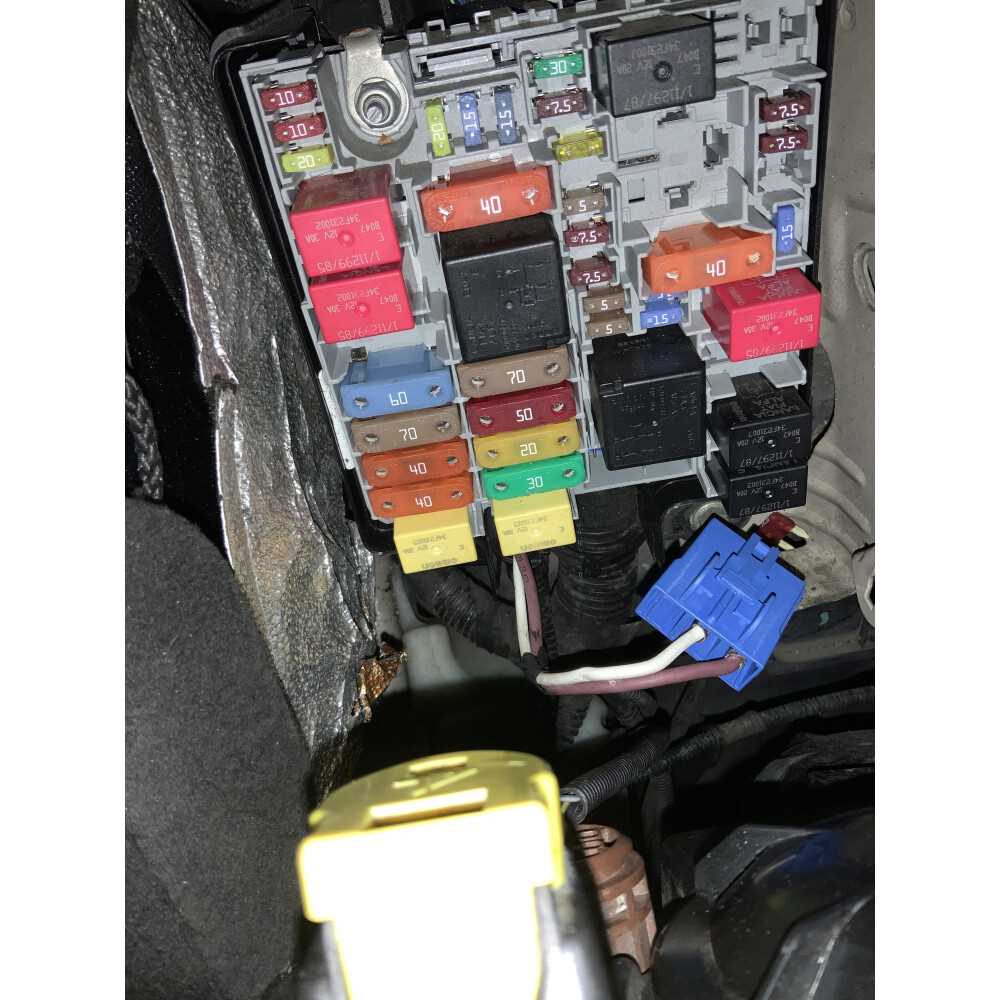 fiat 500l fuse diagram