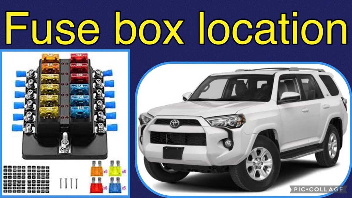 2020 toyota 4runner fuse box diagram