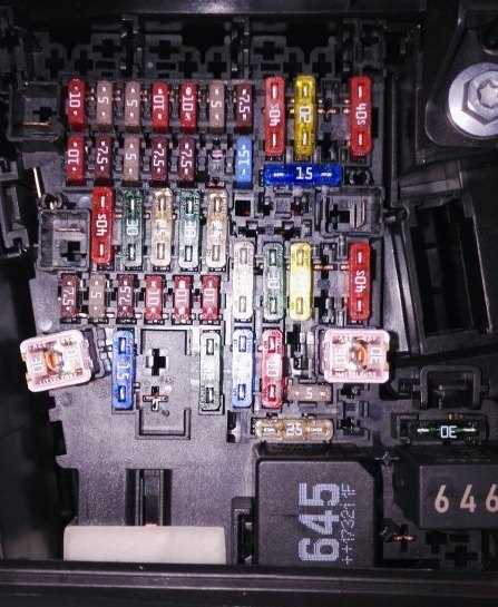 2017 tiguan fuse box diagram