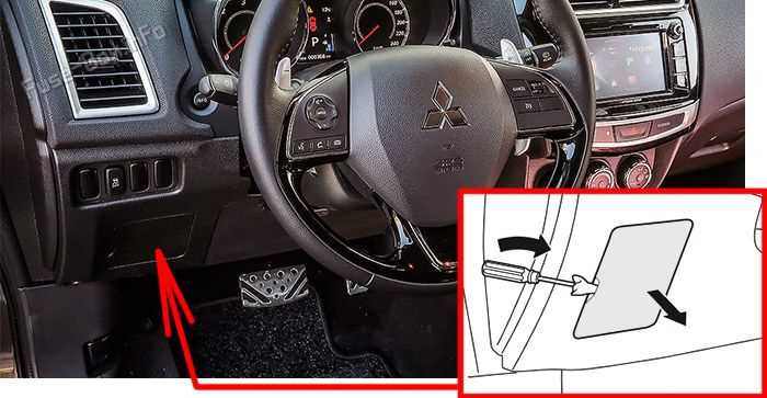 mitsubishi outlander fuse box diagram