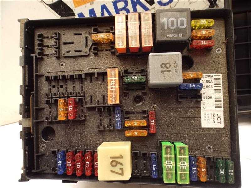 2007 volkswagen eos fuse box diagram