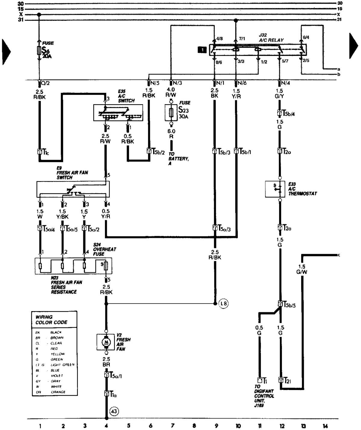 1990 corrado fuse box diagram
