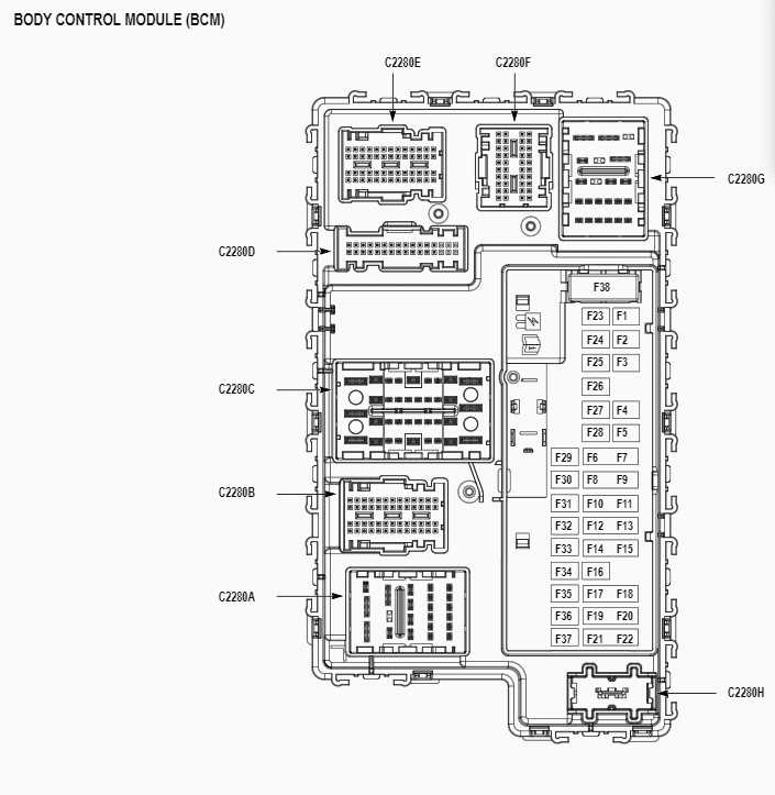 ford bronco fuse box diagram