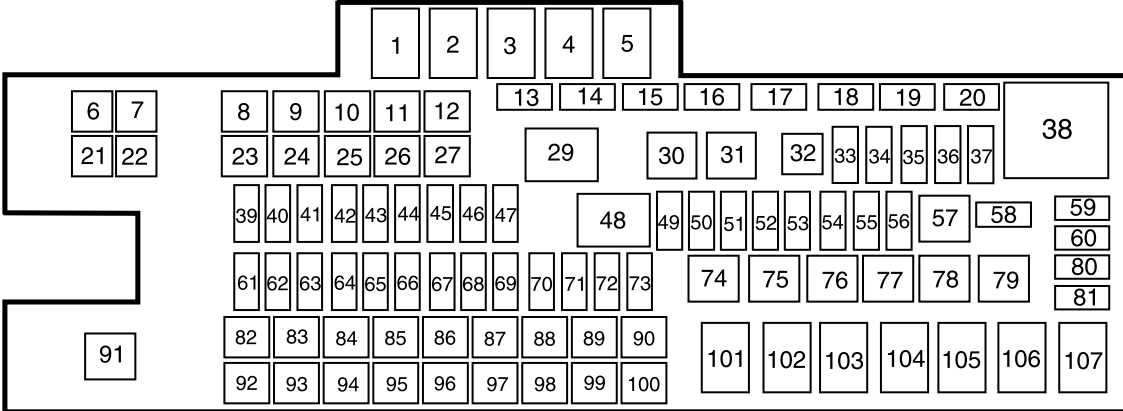 ford f350 diesel fuse box diagram