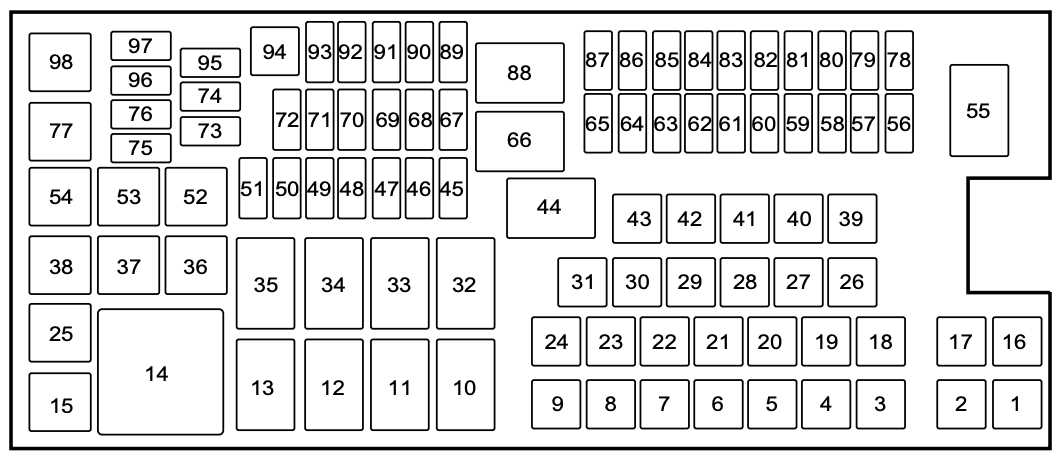 ford taurus 2002 fuse box diagram