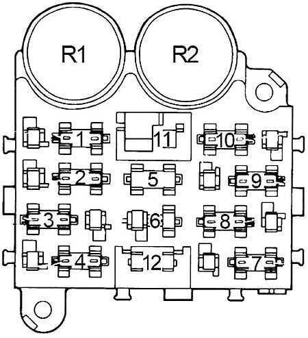 1987 jeep cherokee fuse box diagram