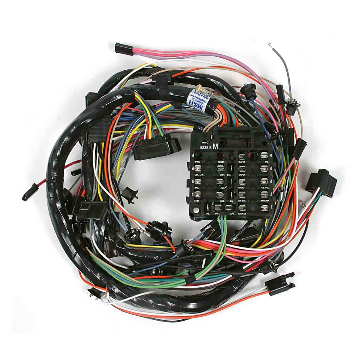 1969 corvette fuse box diagram