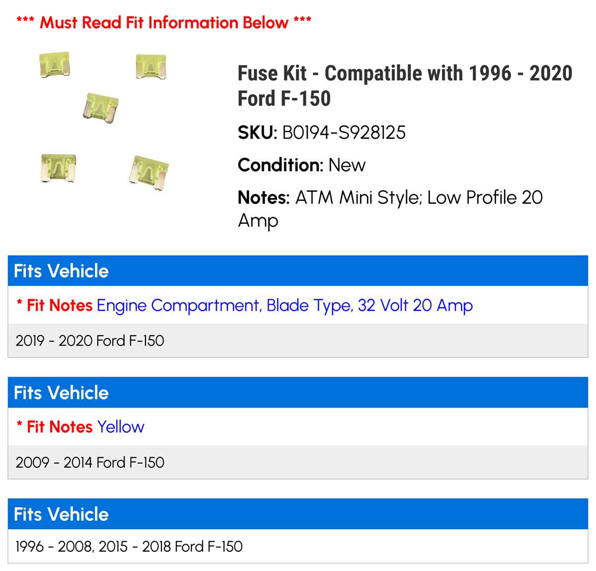 fuse box diagram 2011 ford f150