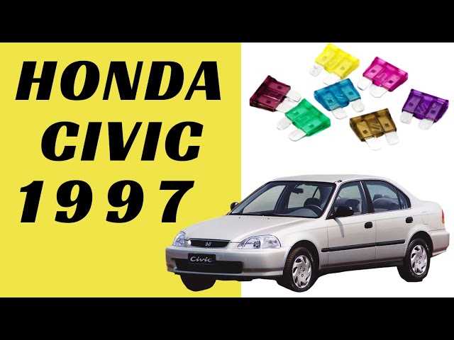 fuse box diagram honda civic 1997