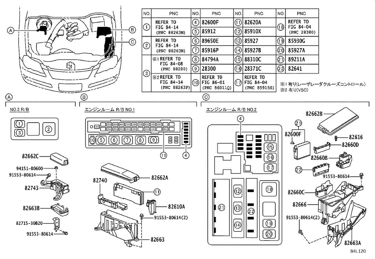 fuse box diagram toyota corolla 2005