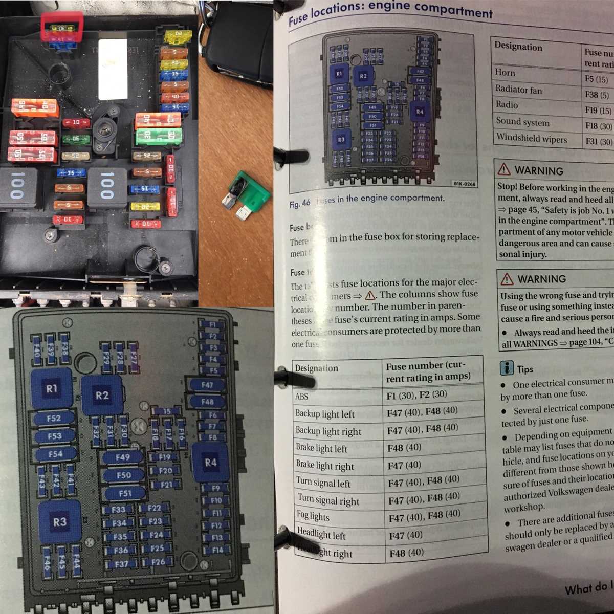 fuse panel vw golf mk5 fuse box diagram