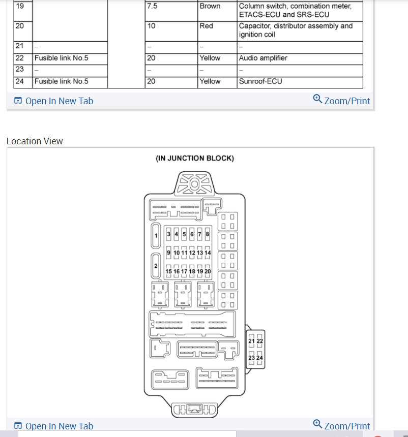 03 galant fuse box diagram