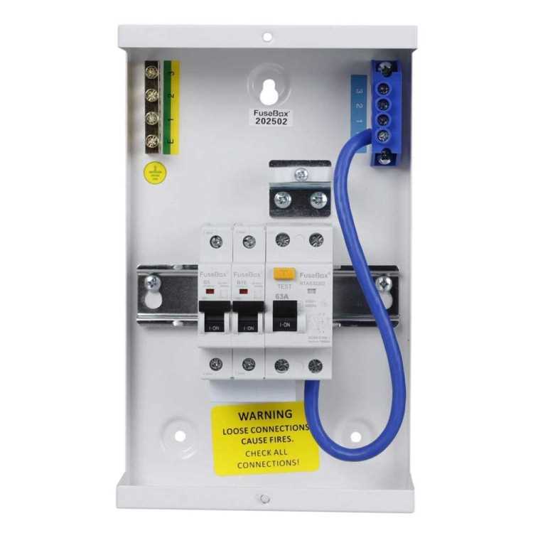 garage fuse box wiring diagram