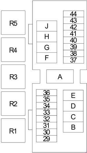 2000 xterra fuse box diagram