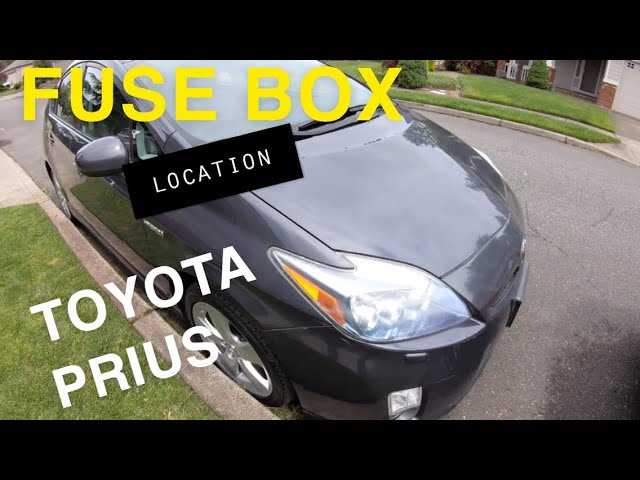 2014 toyota prius fuse box diagram