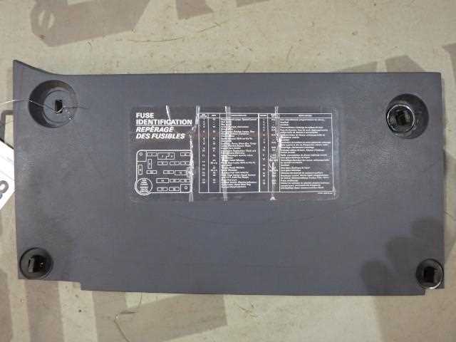 1991 f350 diesel fuse box diagram