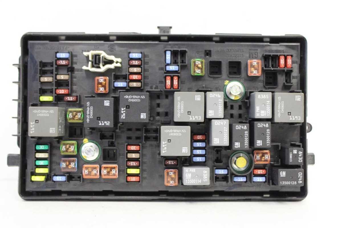 chevy cruze fuse box diagram