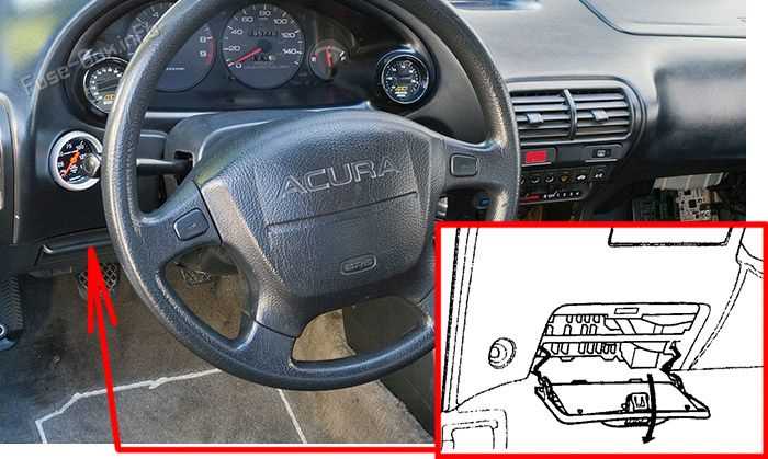 1990 acura integra ls fuse box diagram