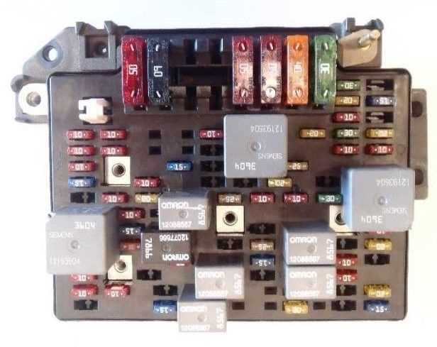 gmc sonoma fuse box diagram