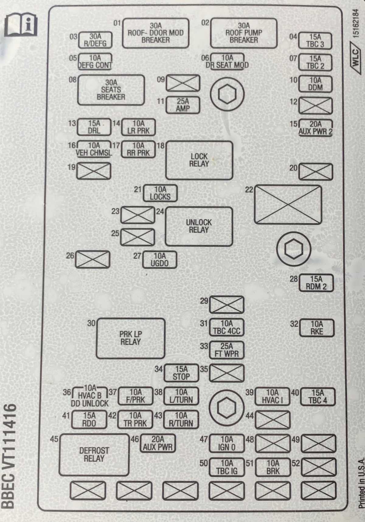 2009 chevy trailblazer fuse box diagram