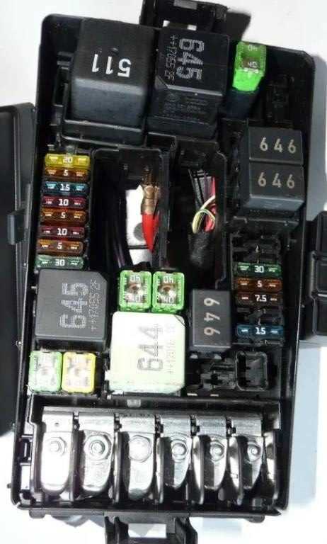 golf mk2 fuse box diagram